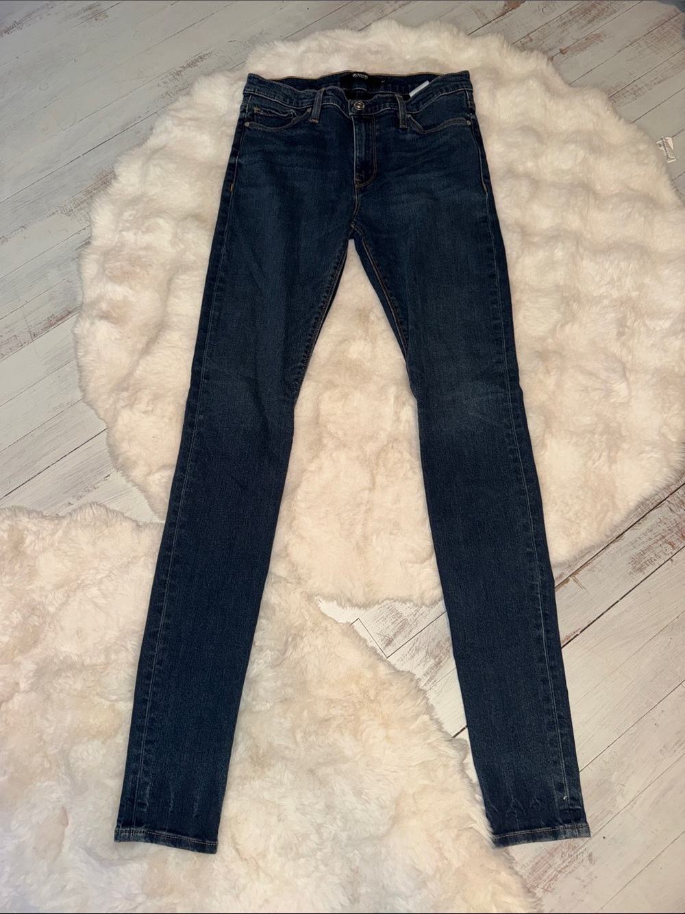Hudson Jeans Dark Blue Skinny Stretch Denim - Picture 6 of 7